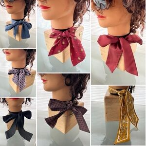 7️⃣🎀 7 Retro Secretary Bow Office Power Neckties Pussycat Twilly (1 Vicky Davis)